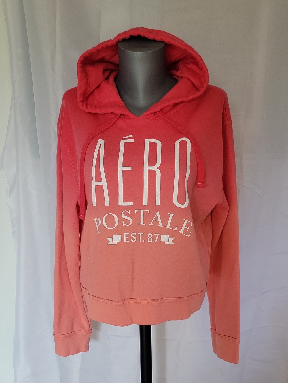 Aeropostale Hoodie XXL Pink/Orange Ombre